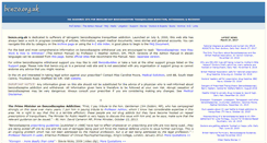 Desktop Screenshot of benzo.org.uk